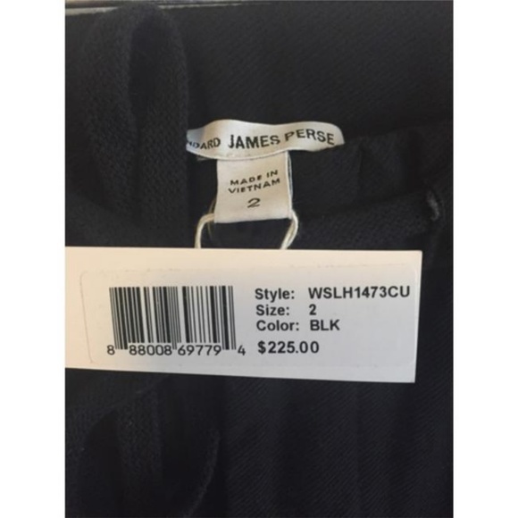 New James Perse Twill Cropped Jogger Pants sz 1-4 - Picture 4 of 4